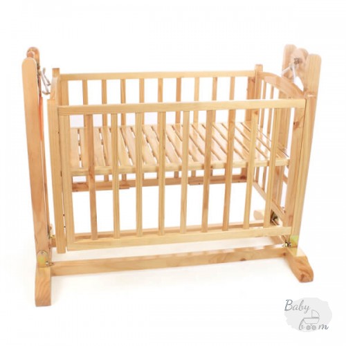 Nôi gỗ đa năng màu tự nhiên Autoru hàng cao cấp